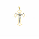 Men's Slab Cross in 18K Gold