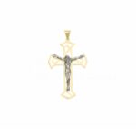 Men's Slab Cross in 18K Gold