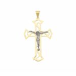 Men's Slab Cross in 18K Gold