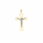 Men's Slab Cross in 18K Gold