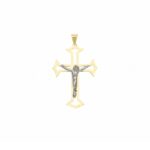 Men's Slab Cross in 18K Gold