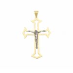 Men's Slab Cross in 18K Gold