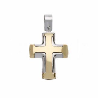 Men's Cross in 18K Gold