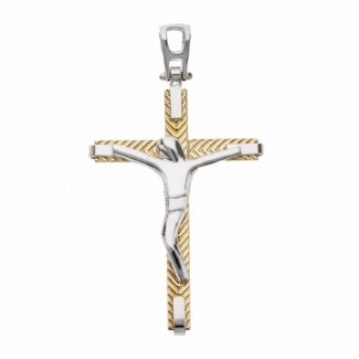 Men's Cross in 18K Gold