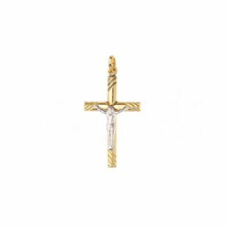Men's Cross in 18K Gold