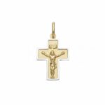 Men's Slab Cross in 18K Gold