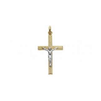 Men's Cross in 18K Gold