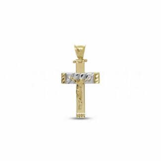 Men's Cross in 18K Gold