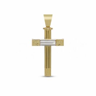 Men's Cross in 18K Gold