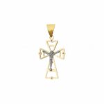 Men's Cross in 18K Gold