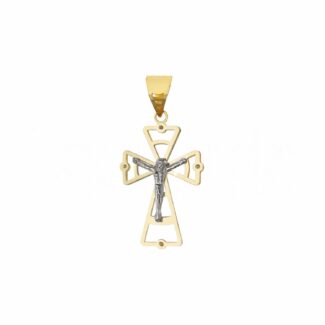 Men's Cross in 18K Gold