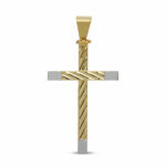 Men's Cross in 18K Gold