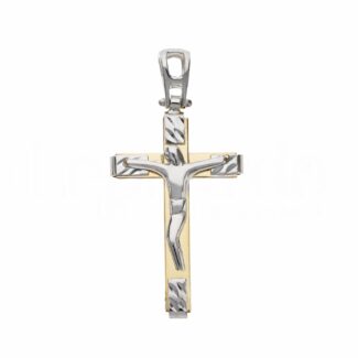 Men's Cross in 18K Gold