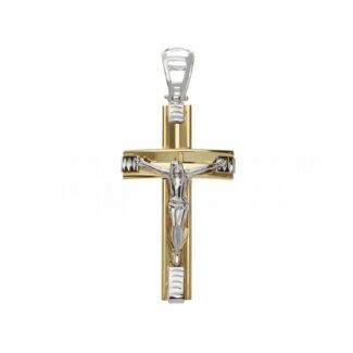 Men's Cross in 18K Gold