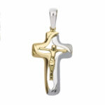 Men's Cross in 18K Gold