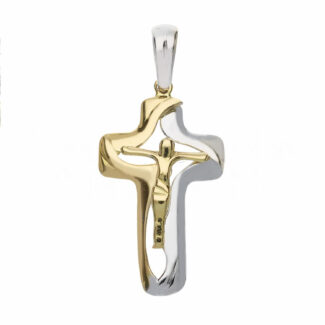 Men's Cross in 18K Gold