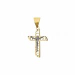 Men's Cross in 18K Gold