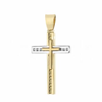 Men's Cross in 18K Gold