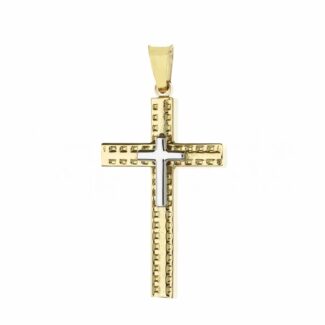 Men's Cross in 18K Gold