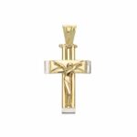 Men's Cross in 18K Gold