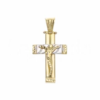Men's Cross in 18K Gold