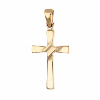 Men's Cross in 18K Gold