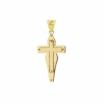 Men's Cross in 18K Gold