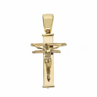 Men's Cross in 18K Gold