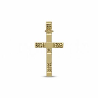 Men's Diamond Cross in 18K Gold