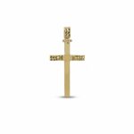 Men's Diamond Cross in 18K Gold