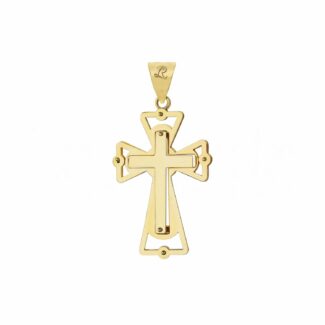 Men's Cross in 18K Gold