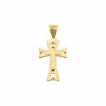 Men's Cross in 18K Gold