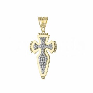 Men's Cross in 18K Gold
