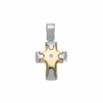 Men's Cross in 18K Gold