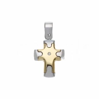 Men's Cross in 18K Gold