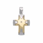 Men's Cross in 18K Gold