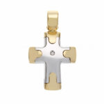 Men's Cross in 18K Gold
