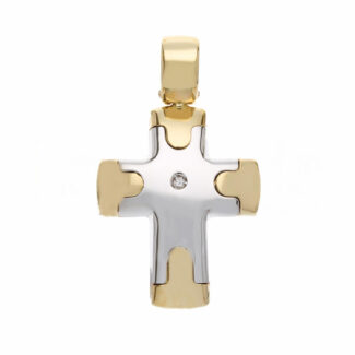 Men's Cross in 18K Gold