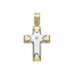 Men's Cross in 18K Gold