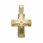 Men's Cross in 18K Gold