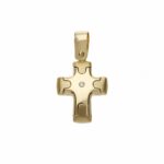 Men's Cross in 18K Gold