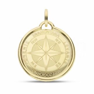 Men's Wind Rose in 18K Gold
