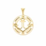 Men's Superlight Monolith Pendant in 18K Gold