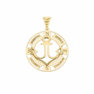Men's Superlight Monolith Pendant in 18K Gold