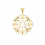 Men's Superlight Monolith Pendant in 18K Gold