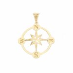 Men's Superlight Monolith Pendant in 18K Gold