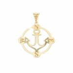 Men's Superlight Monolith Pendant in 18K Gold