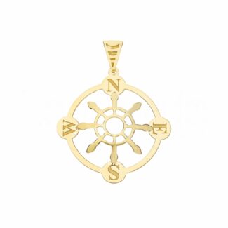 Men's Superlight Monolith Pendant in 18K Gold