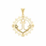 Men's Superlight Monolith Pendant in 18K Gold