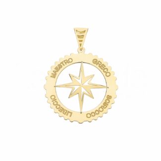 Men's Superlight Monolith Pendant in 18K Gold